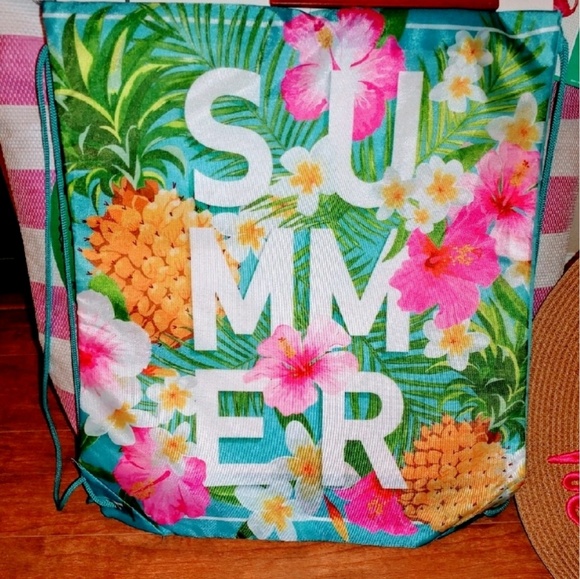 Sackpack 'Summer' Pineapple Print - Picture 2 of 3